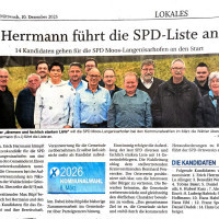 14 Kandidaten gehen für die SPD-Moos-Langenisarhofen an den Start